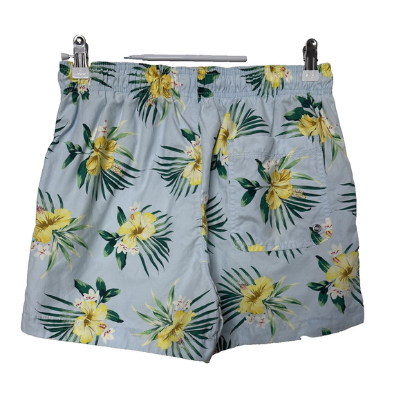 H&M Men's Sm Hawaiian Beach Swim Shorts Trunks Floral Surfing Resort Travel - Picture 3 of 8